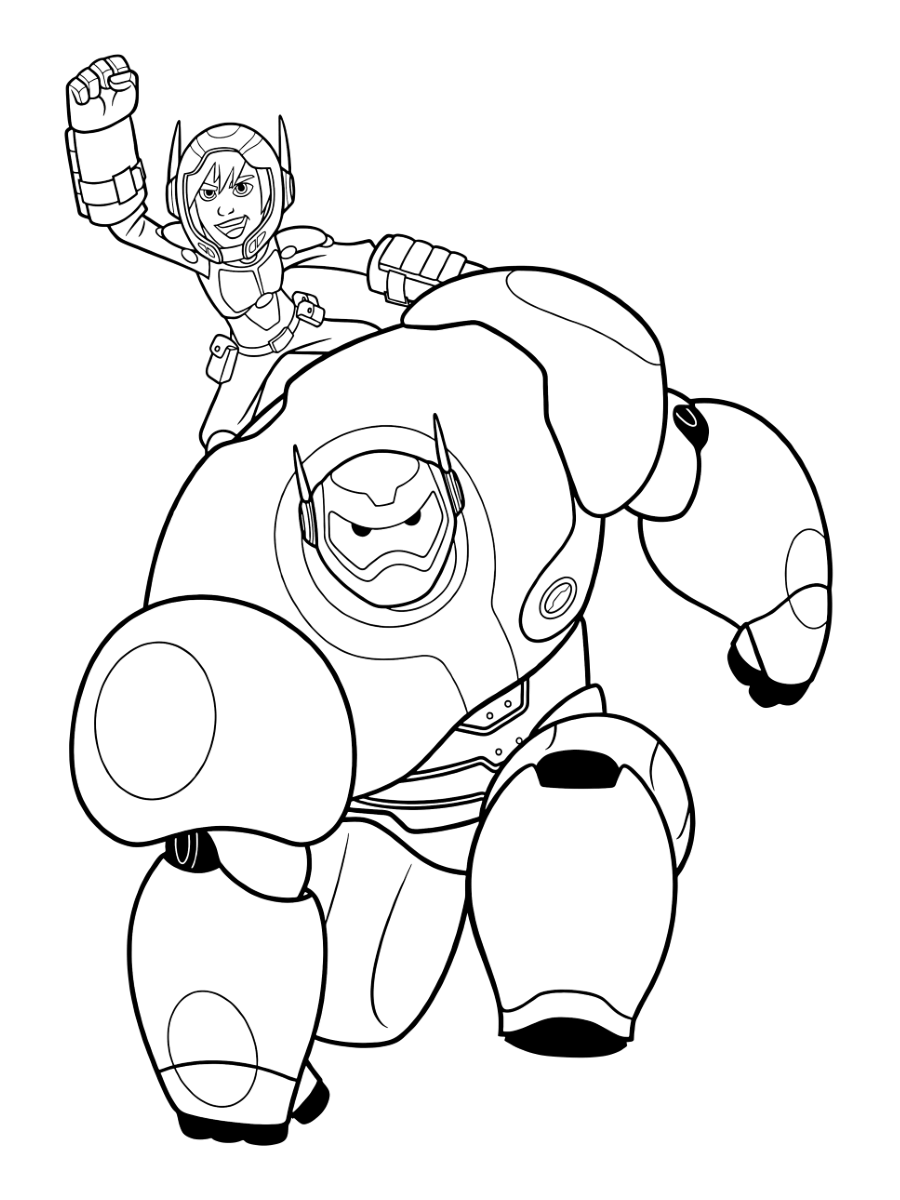 Big Hero 6 coloring pages | Print and Color.com