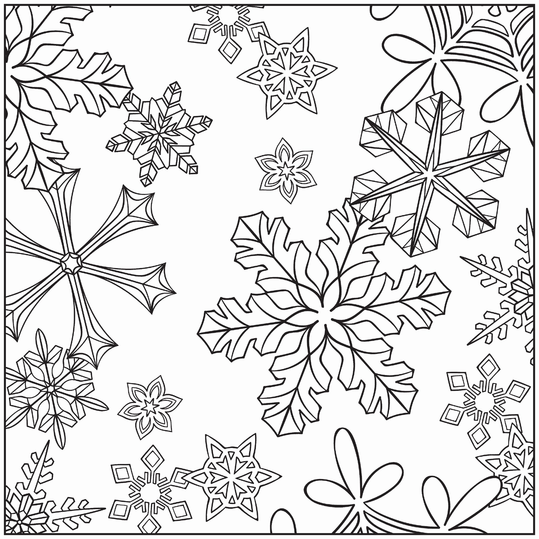 coloring page: Winter Coloring Printable Beautiful Free For ...