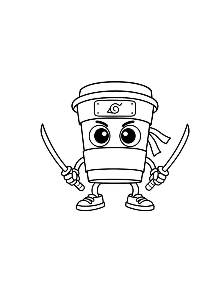 Italian Brainrot coloring pages