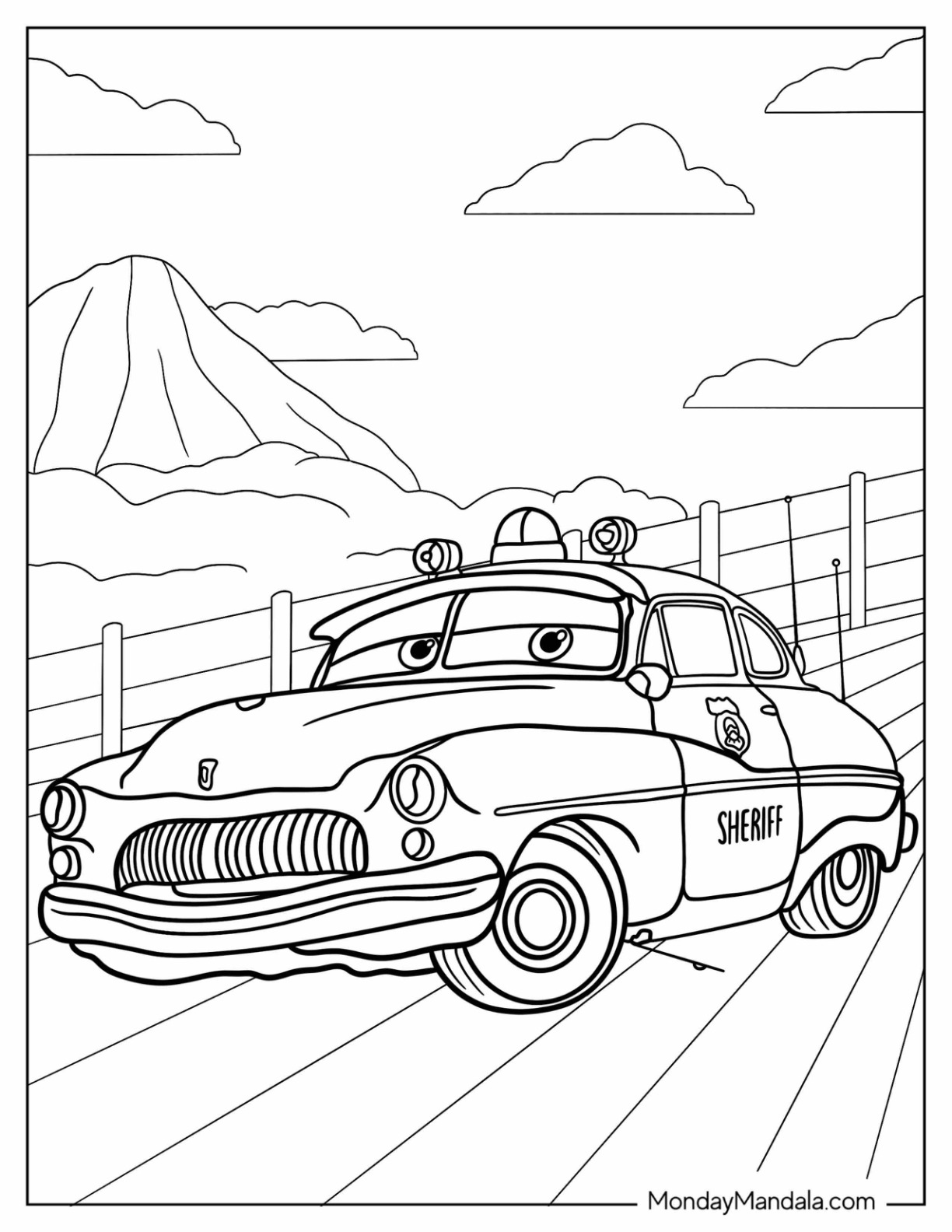 24 Disney Cars Coloring Pages (Free PDF ...