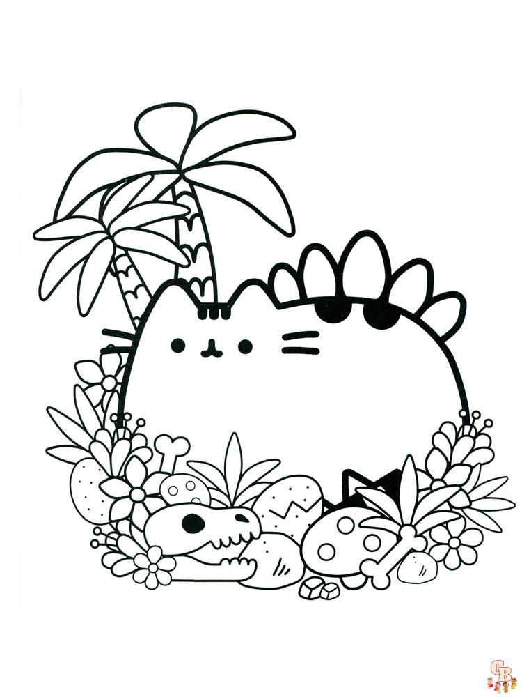 Pusheen Coloring Pages Free Printable ...