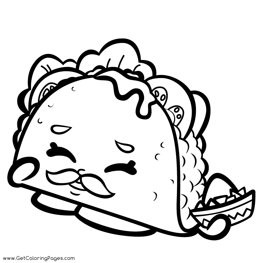 Coloring Page Taco Terrie - Get Coloring Pages