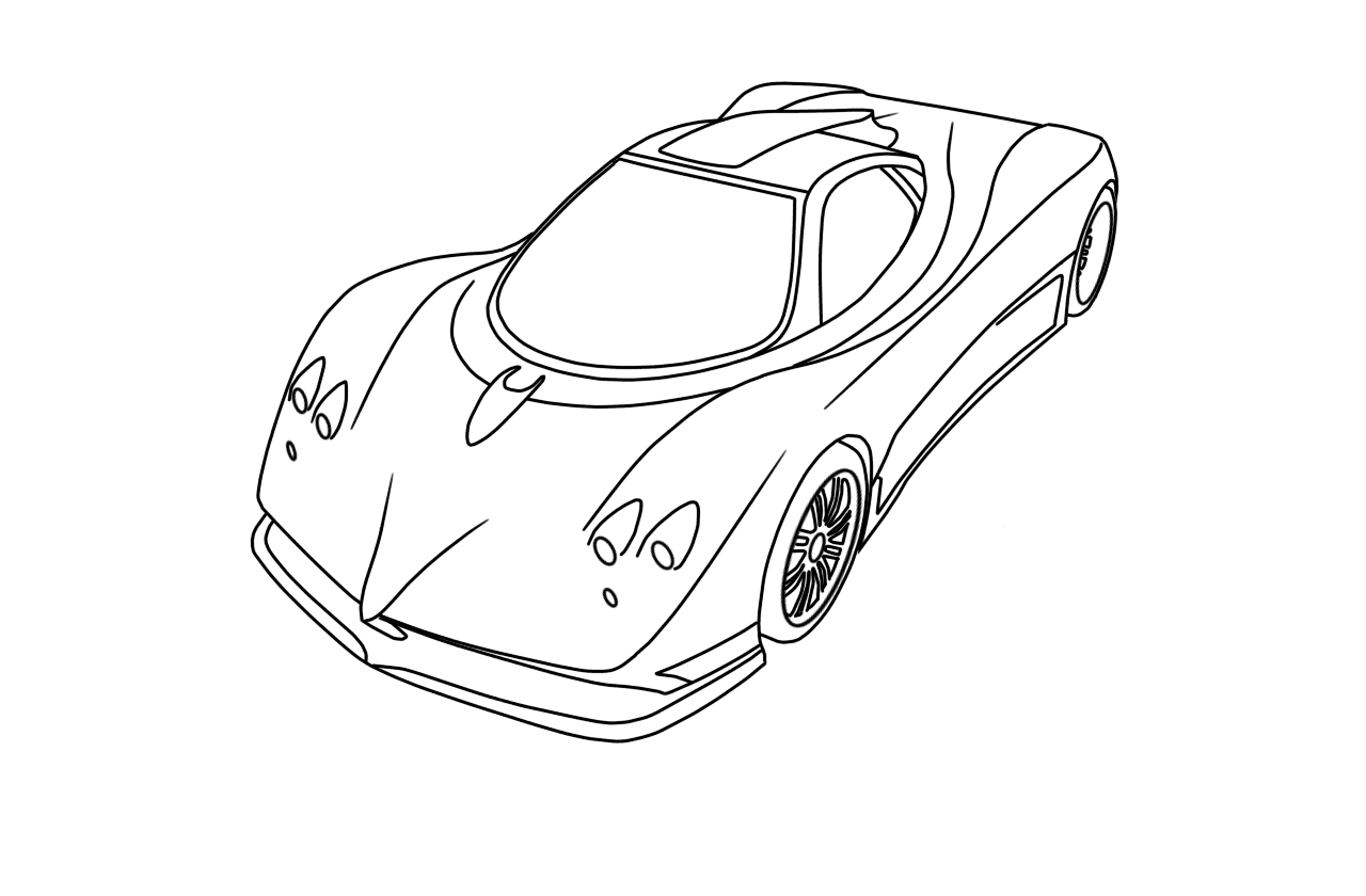 Pagani Zonda Cinque – SketcHye