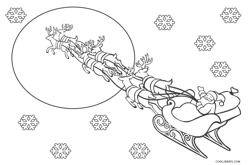 Free Printable Reindeer Coloring Pages For Kids