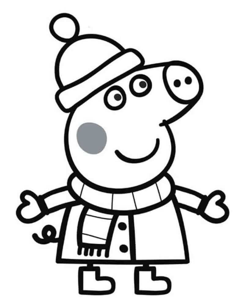 Peppa Pig coloring pages. Print for free | WONDER DAY — Coloring pages for  children and adults