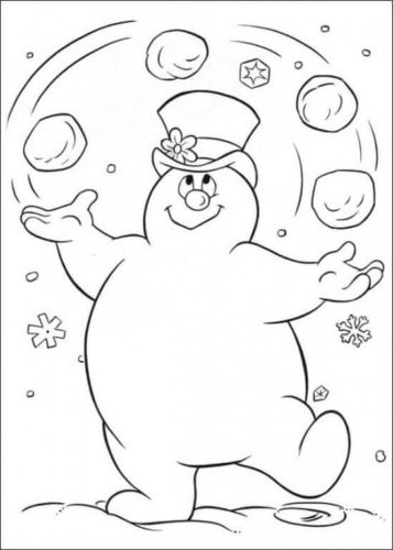 27 Free Frosty The Snowman Coloring Pages Printable