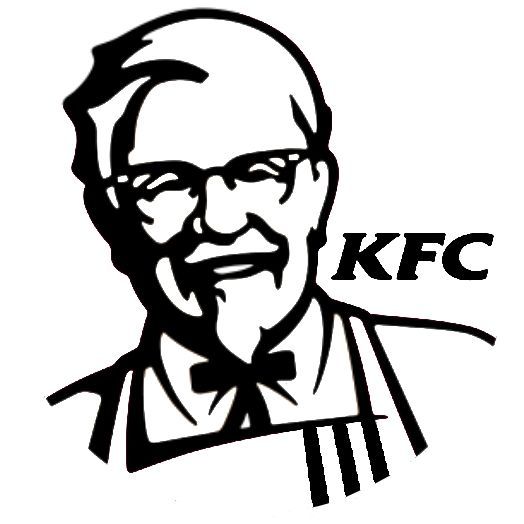 Creative logo, Kfc, Peace gesture