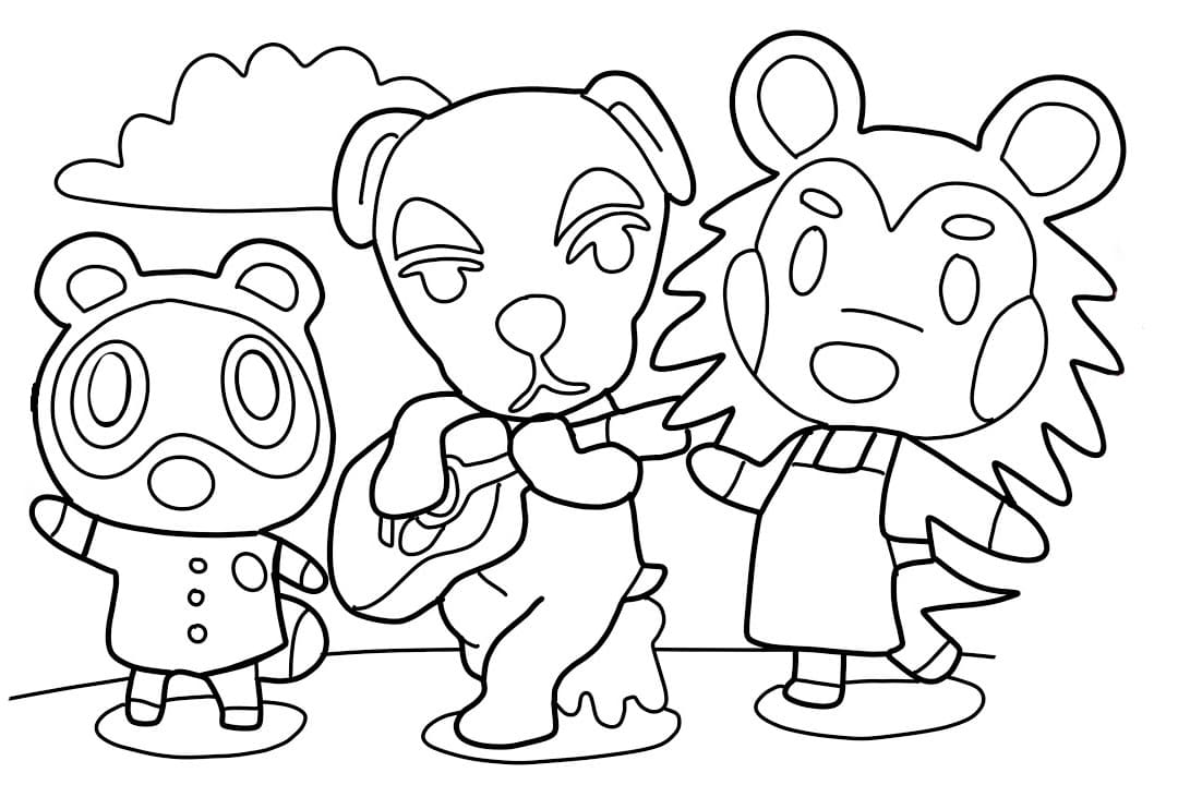 Animal Crossing Coloring Pages. 90 Printable Coloring Pages