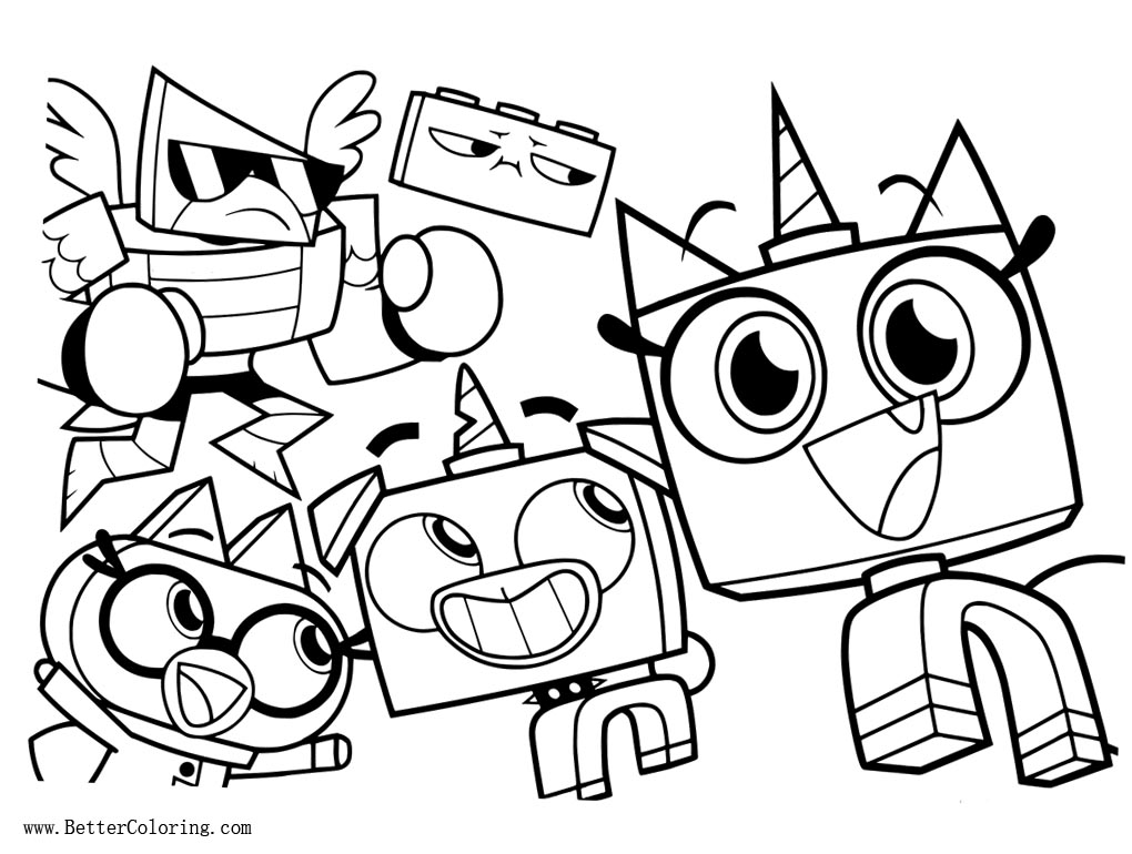 Unikitty Cartoon Network Coloring Pages