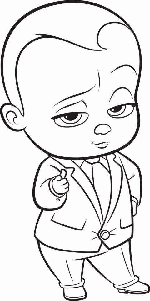 Get This Boss Baby Coloring Pages Free to Print - 04192 !