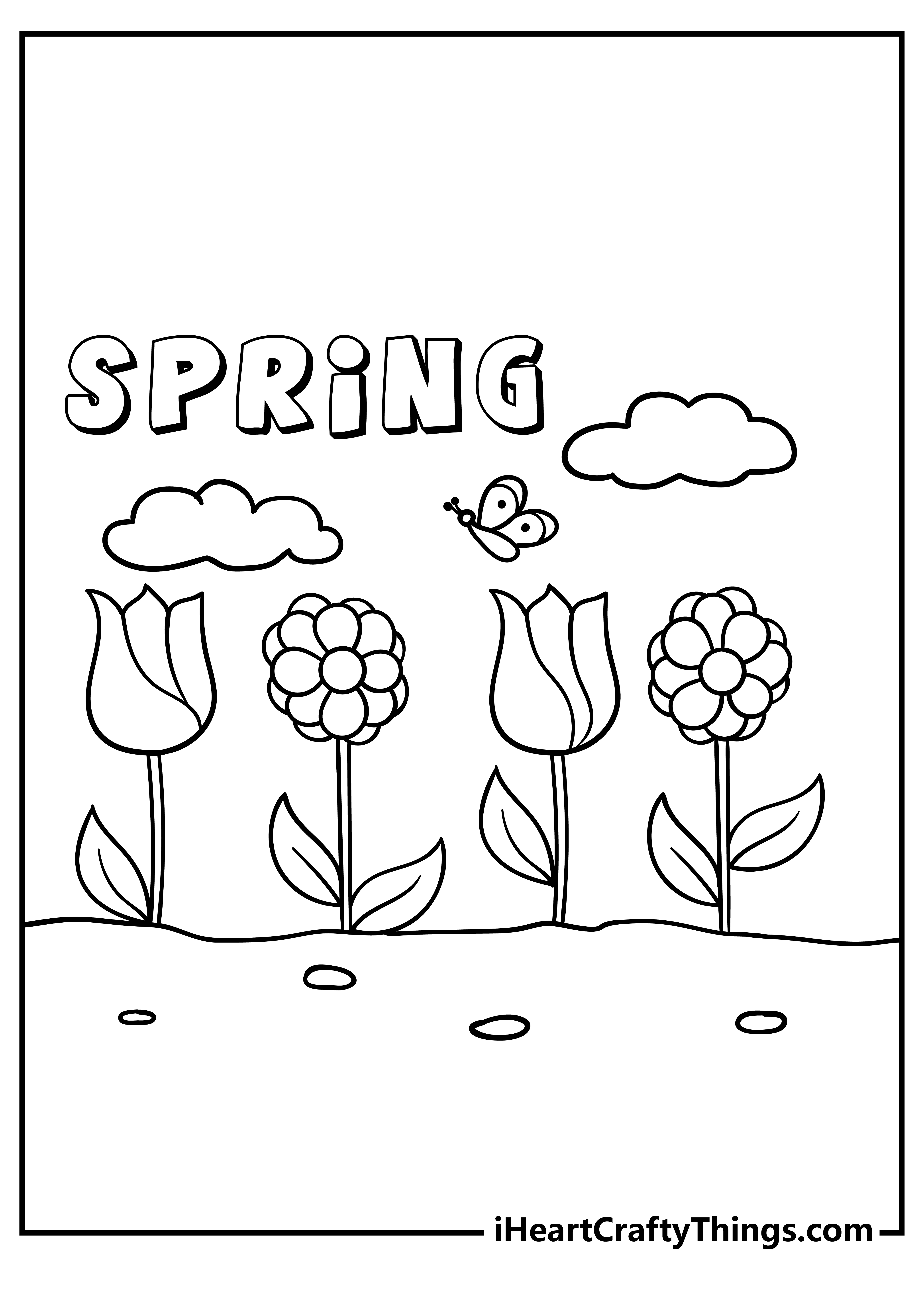 Printable Spring Coloring Pages (Updated 2023)