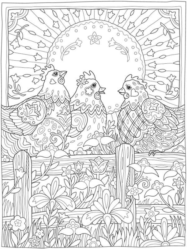 6 Farm Coloring Pages – Stamping