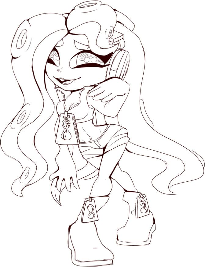 I'm doing sketch commissions now x3 at only 7 dollars :3 and as a example I  drew Marina x3 I hope you like it : r/splatoon