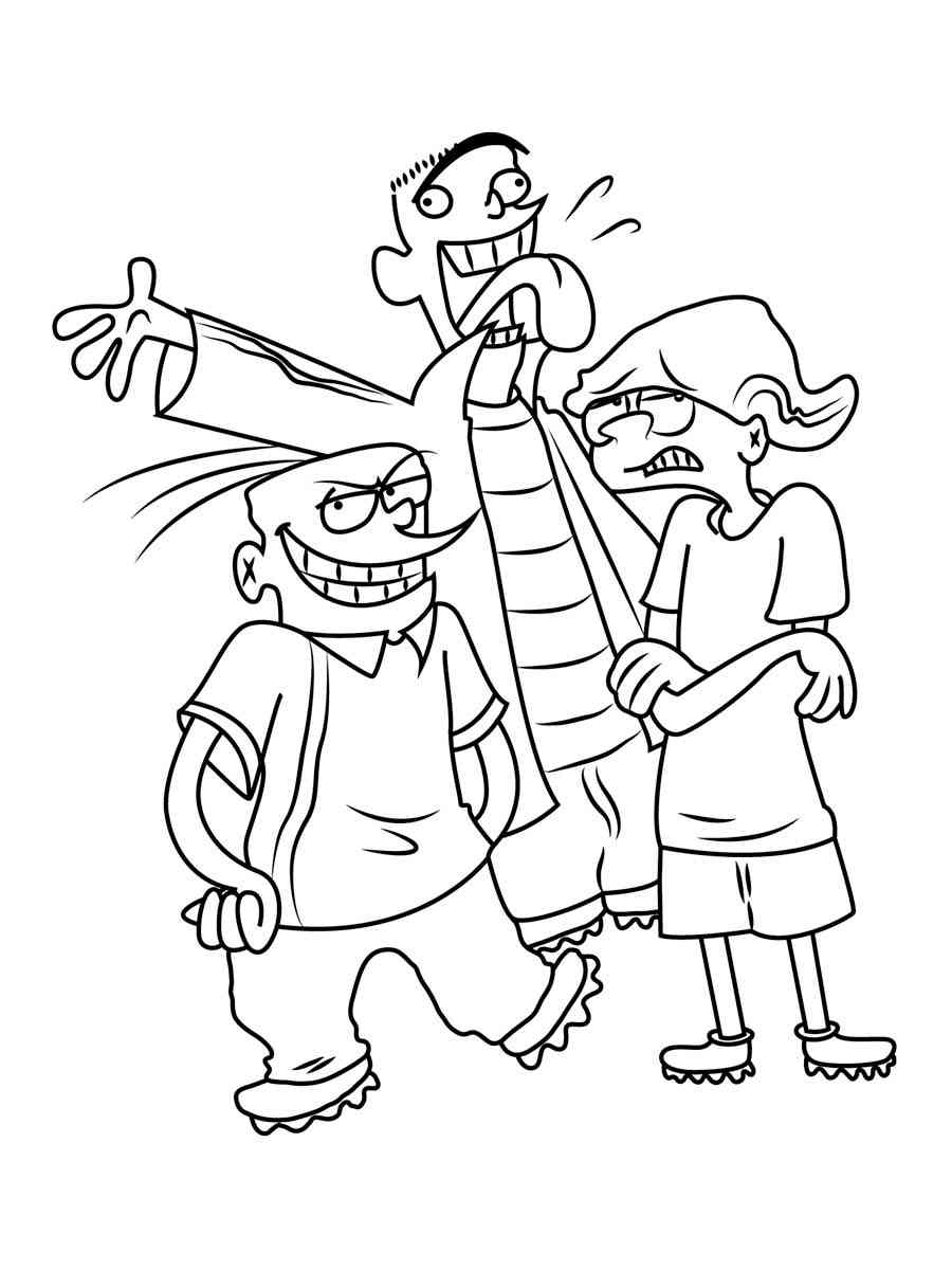 Ed, Edd n Eddy coloring pages