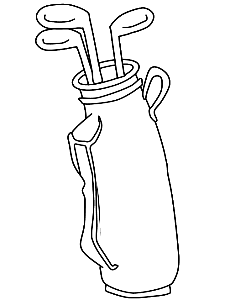 Golf Coloring Pages drawing free image download