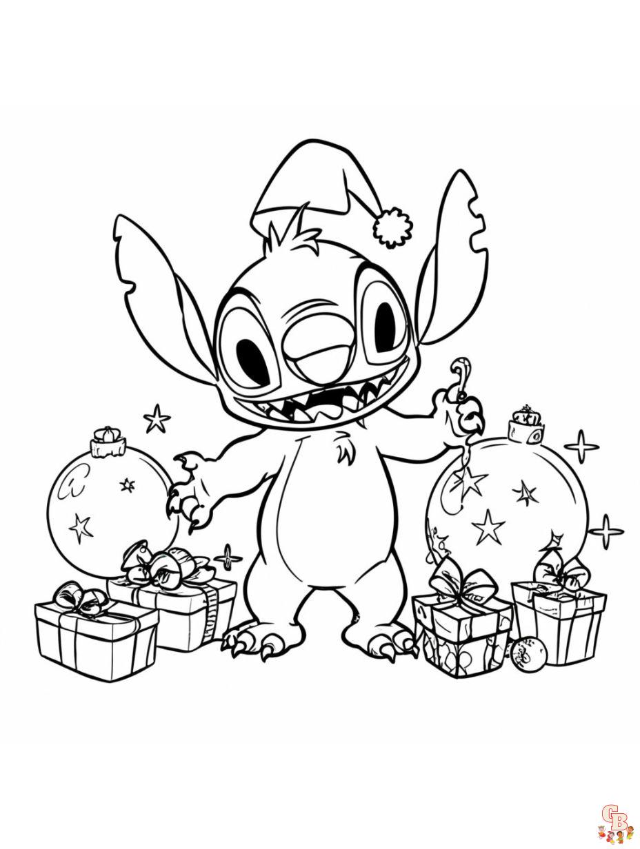 Christmas Stitch Coloring Pages - Coloring Nation