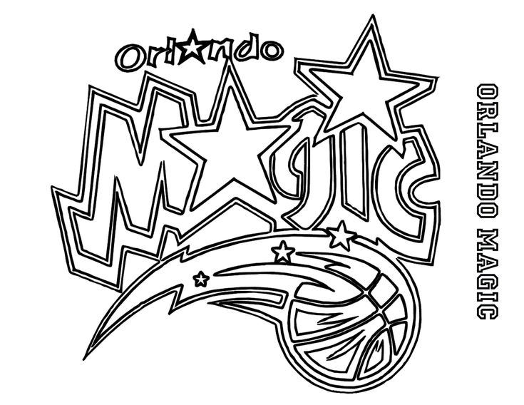 Orlando Magic Coloring Pages Free ...