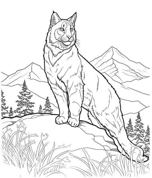 Free Printable Mountains Coloring Pages ...