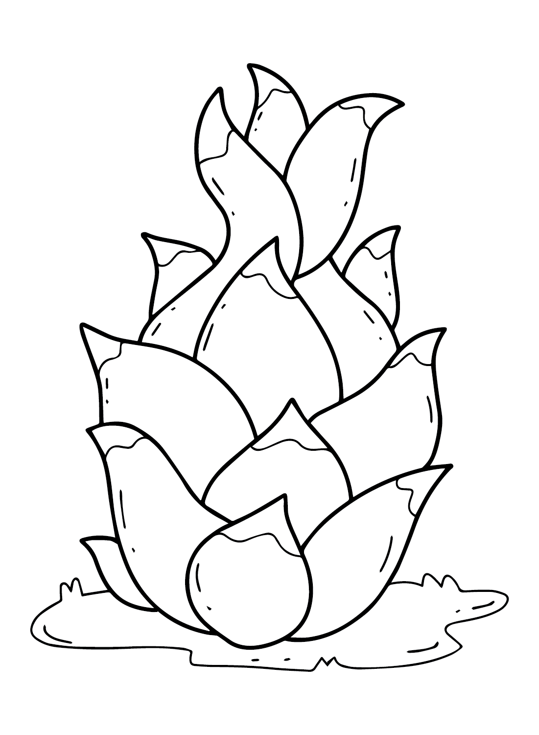 Dragon Fruit Coloring Pages Printable ...