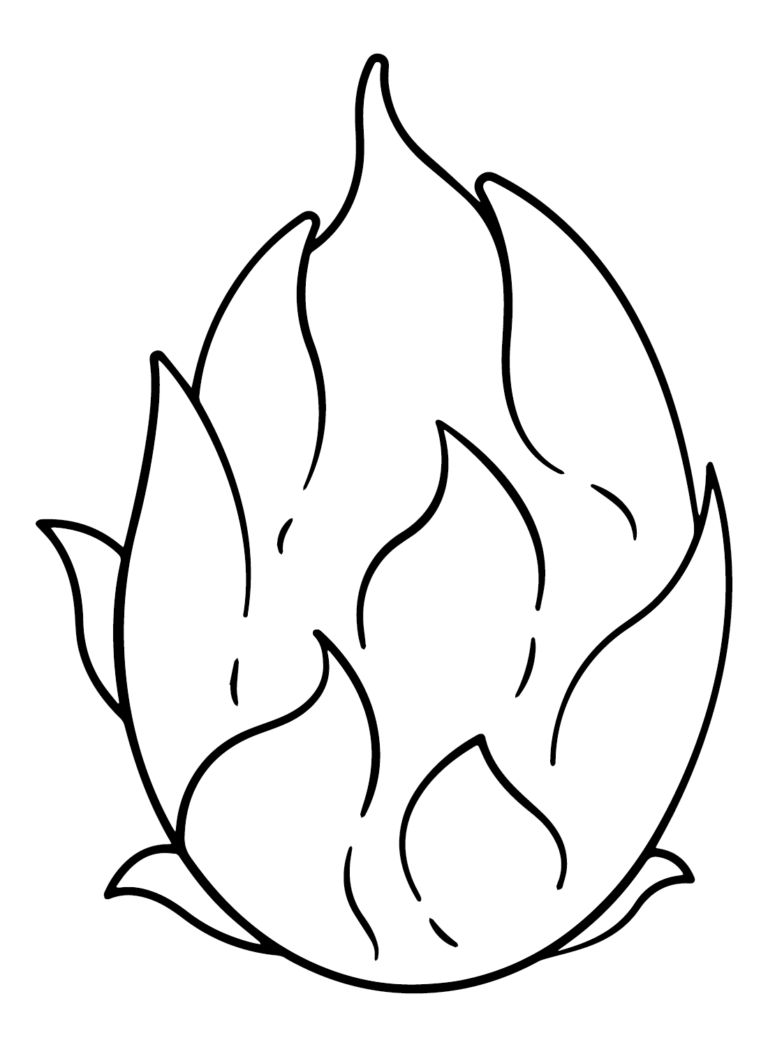 Dragon Fruit Coloring Pages Printable ...