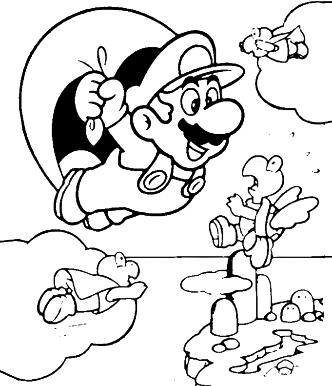 Super Mario Coloring Pages Online