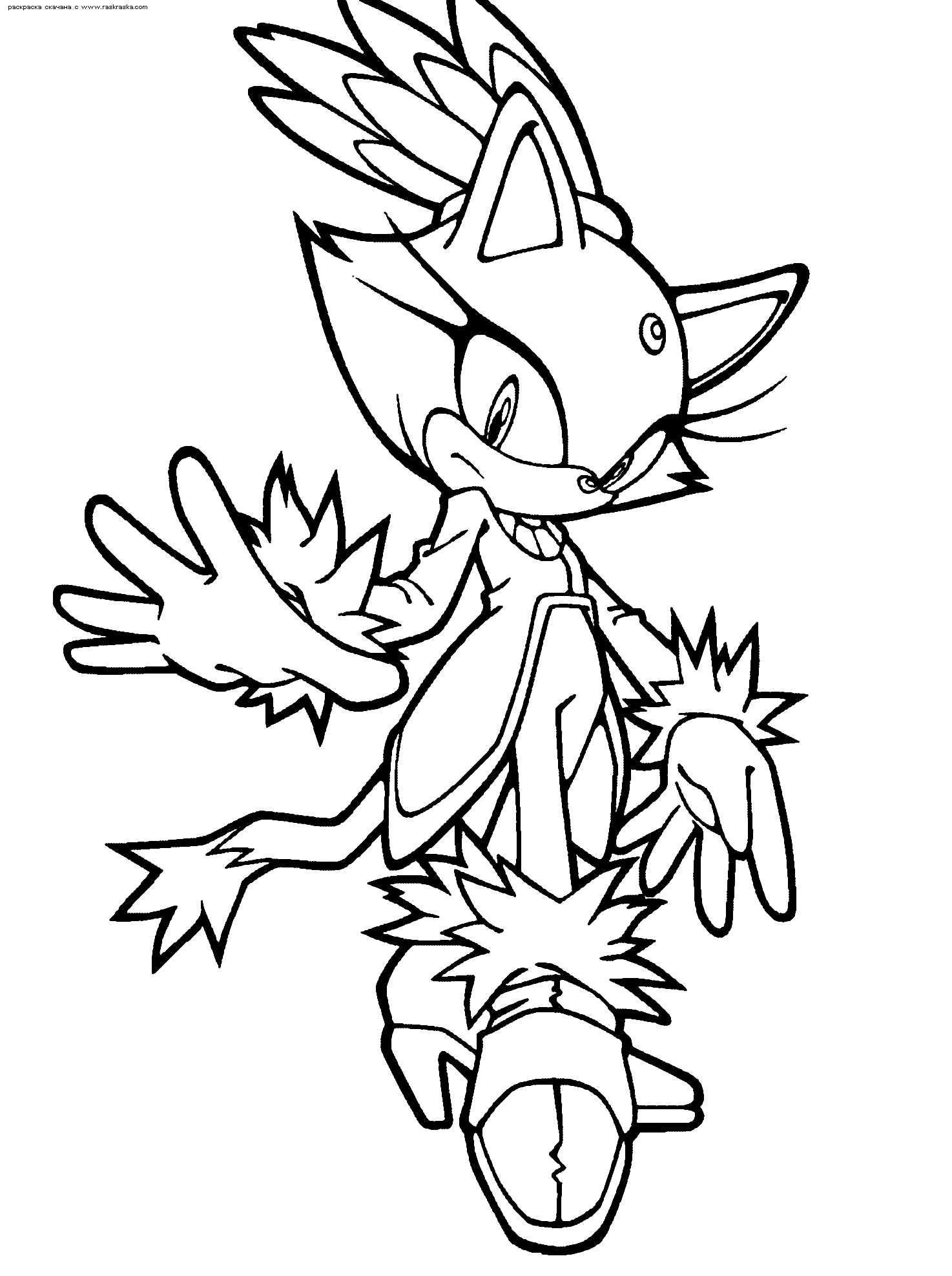 Sonic Blaze Coloring Pages - Get ...