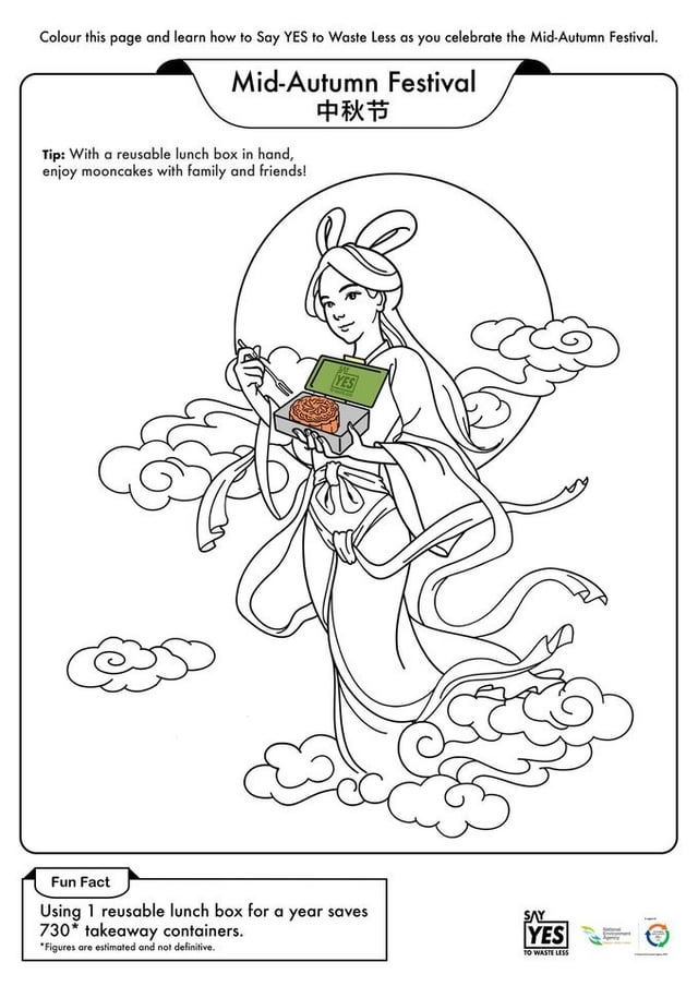 NEA releases coloring sheets showing how to be mindful of the environment  while celebrating Mid-Autumn Festival : r/SingaporeRaw