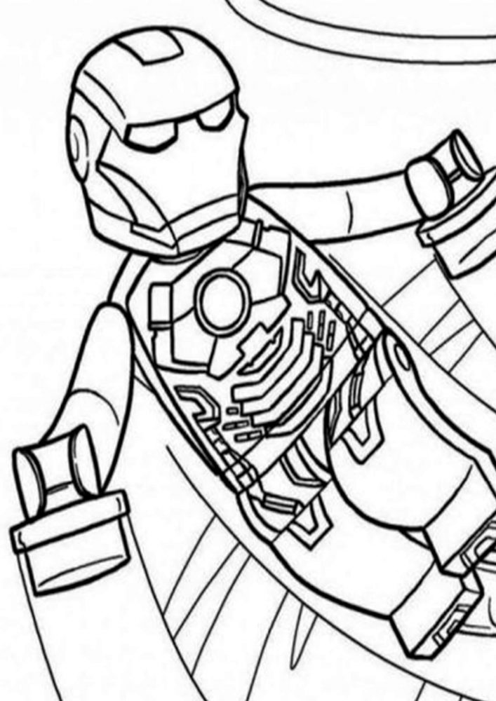 Free & Easy To Print Iron man Coloring Pages - Tulamama