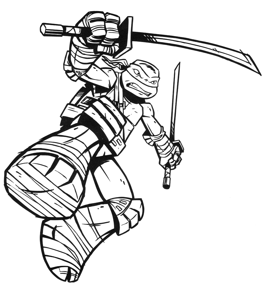 Ninja (Characters) – Printable coloring pages