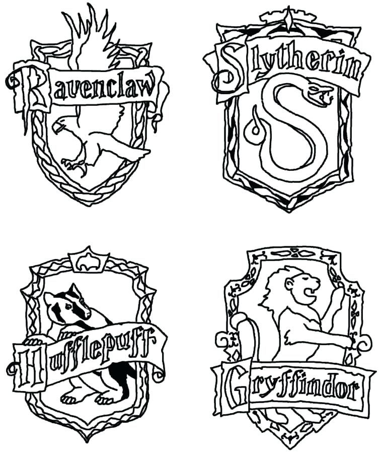 Tags] | Harry potter colors, Harry potter houses crests, Harry potter  coloring pages