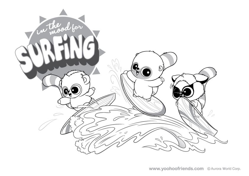 Yoohoo Friends - Coloring Pages for Kids and for Adults