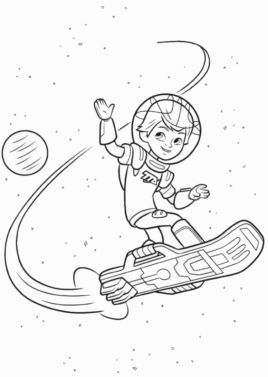 Miles from Tomorrowland Coloring Pages