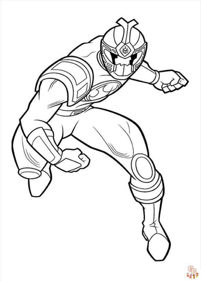 Power Rangers Coloring Pages - Printable and Free Sheets