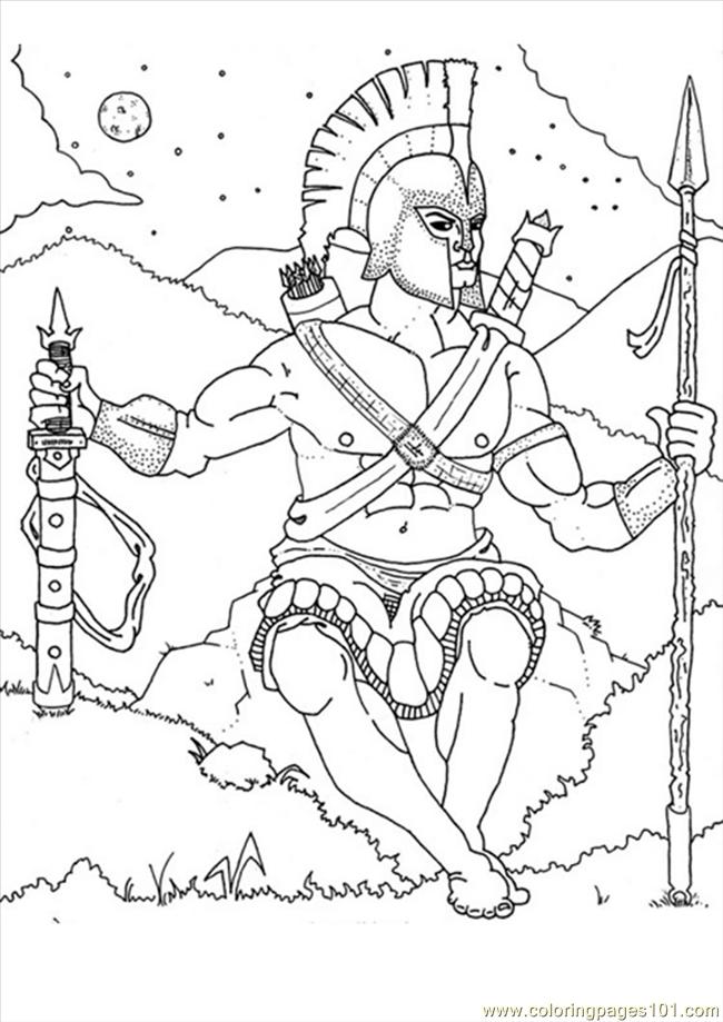 Ares Coloring Page Source 2e3 Coloring Page for Kids - Free Mythology  Printable Coloring Pages Online for Kids - ColoringPages101.com | Coloring  Pages for Kids