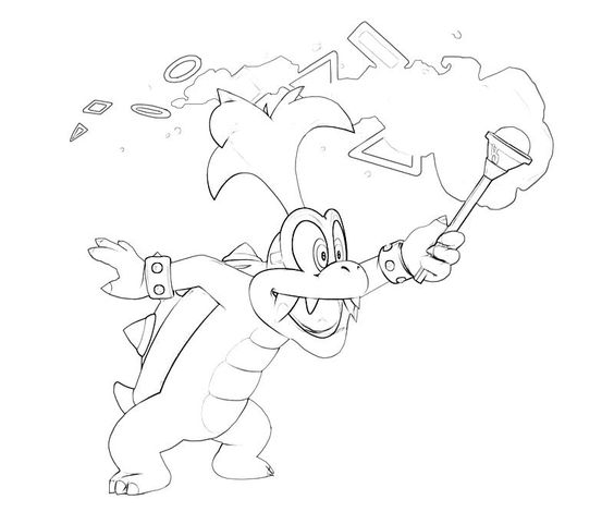 Iggy Koopa Play | Super mario coloring pages, Mario coloring pages, Coloring  pages