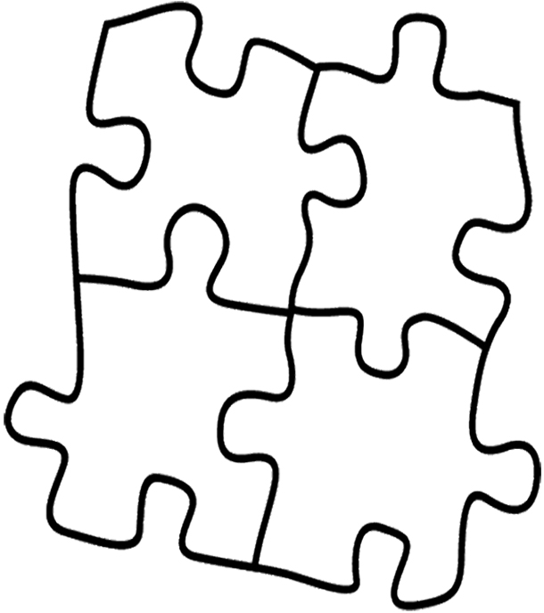 Download Puzzle Piece Coloring Page | GuthrieMedia - ClipArt Best - ClipArt  Best