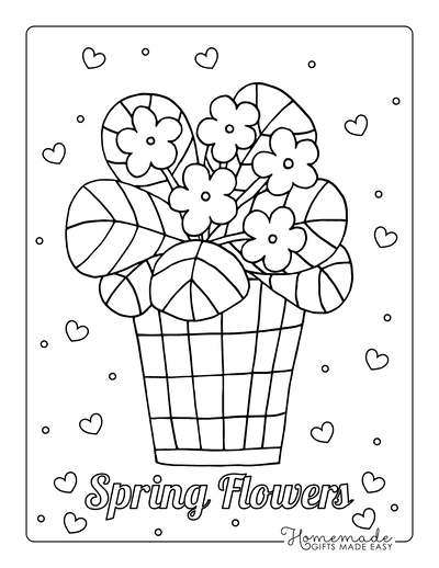 Free Flower Coloring Pages for Kids & Adults