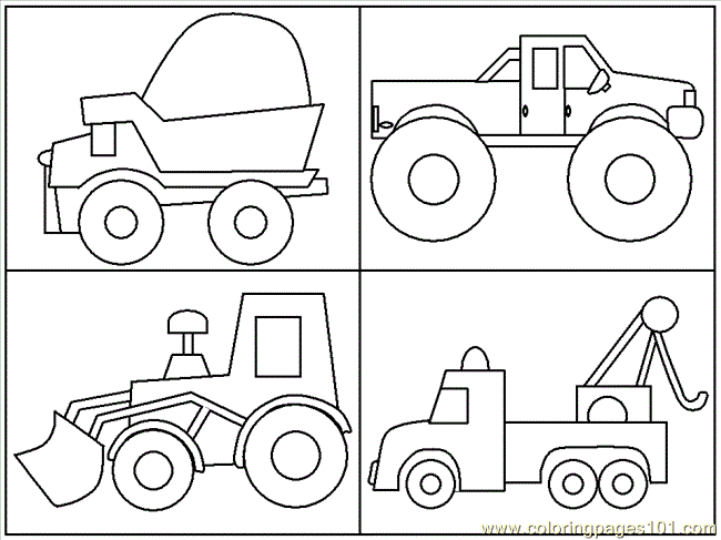 Trucks Coloring Page for Kids - Free Trucks Printable Coloring Pages Online  for Kids - ColoringPages101.com | Coloring Pages for Kids