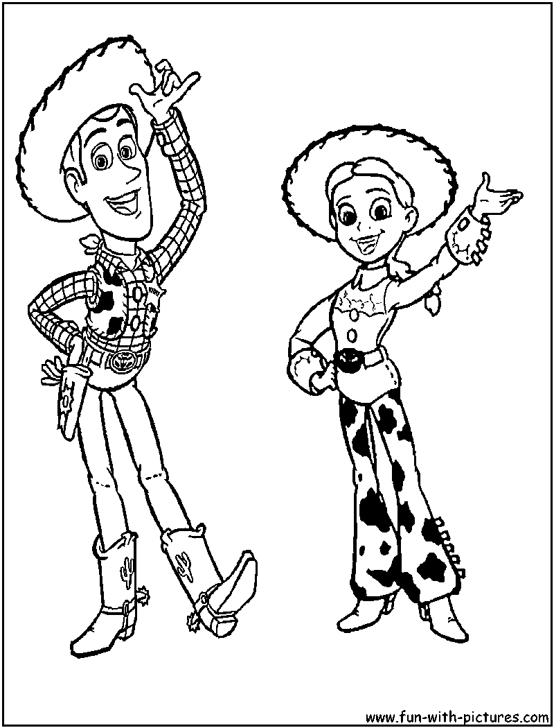 13 Pics of Jessie Woody And Buzz Coloring Pages - Jessie Toy Story ...
