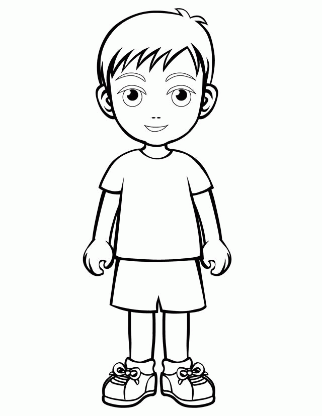 Printable Boy Coloring Pages | Coloring Me