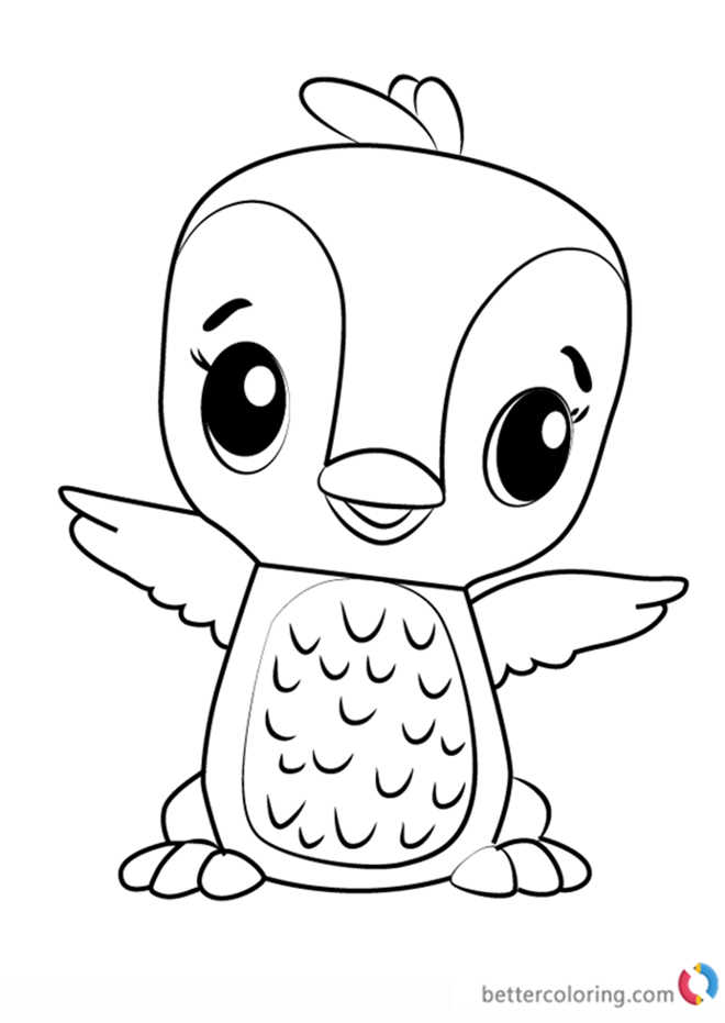 printable coloring pages hatchimals puppit from hatchimals ...