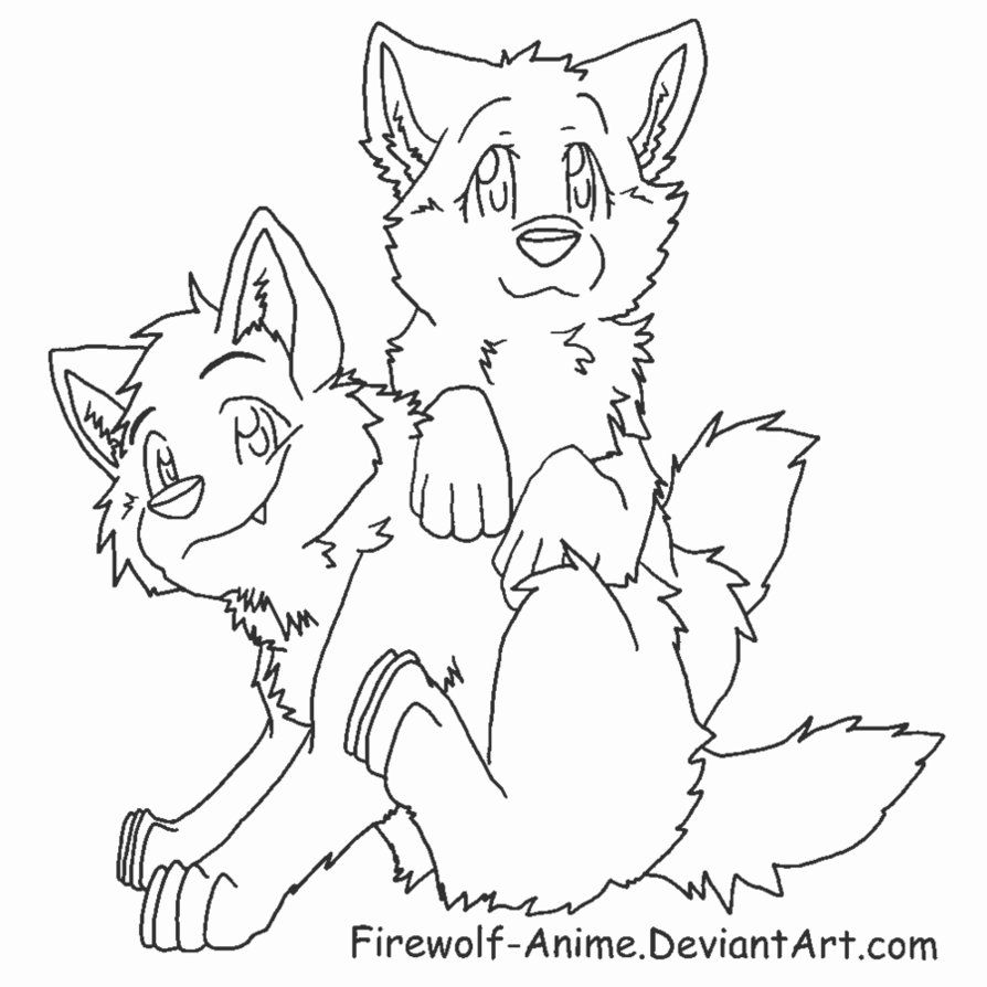 10 Pics of Only Wolf Coloring Pages - Anime Wolf Pup Coloring ...