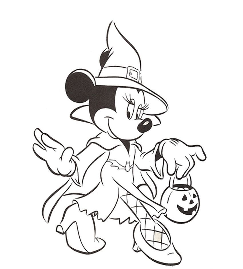 Disney Coloring Pages For Girls Minnie Mouse | Cartoon Coloring ...