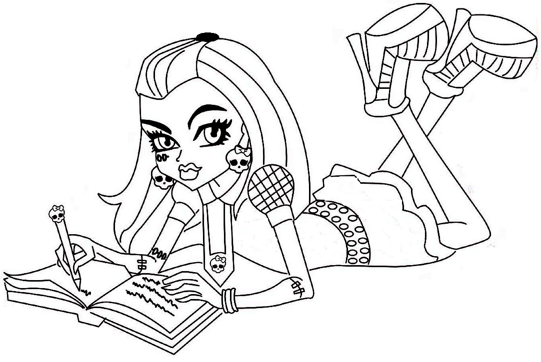 Monster High Free Coloring Pages (18 Pictures) - Colorine.net | 5709