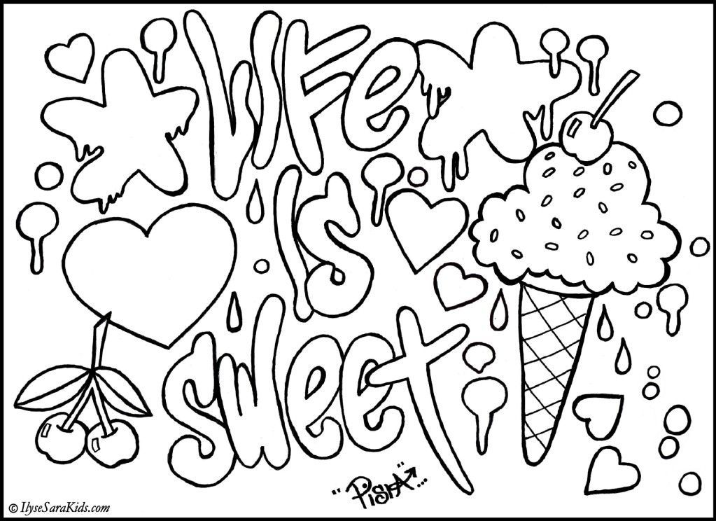 Coloring Sheets For Tweens - High Quality Coloring Pages