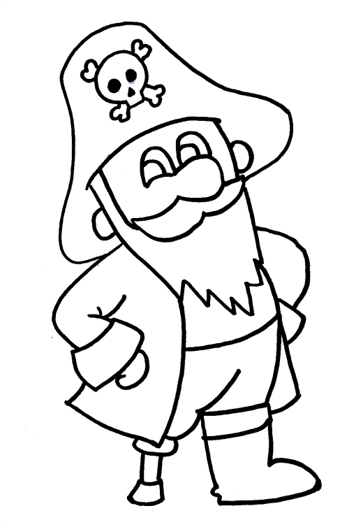 Pirate Coloring Pages