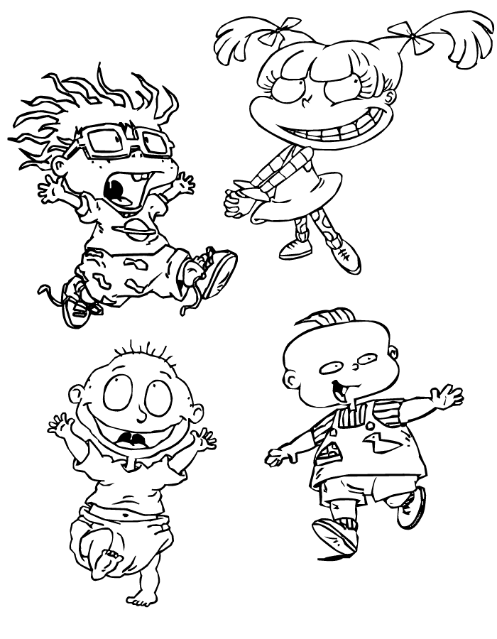 Free Printable Rugrats Coloring Pages (; | Everything Rugrats and ...