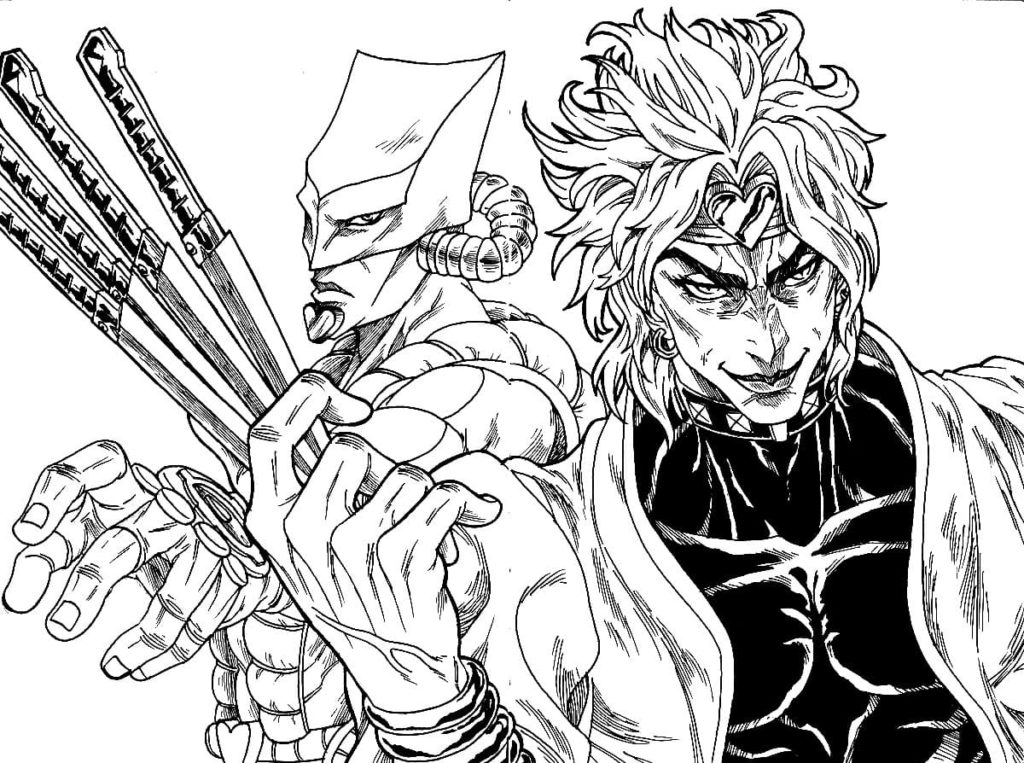JoJo's Bizarre Adventure coloring pages | WONDER DAY — Coloring pages for  children and adults