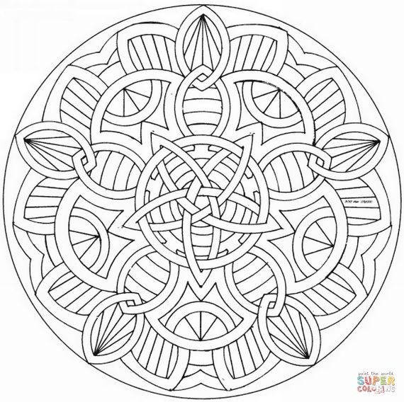 55 Mandala Coloring pages - Inspiration Coloring worksheet for kids and  adult - family holiday.net/guide to family holidays on the internet