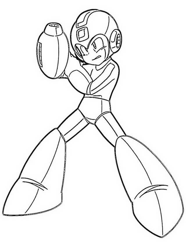 Mega Man 7 Coloring Page - Free Printable Coloring Pages for Kids